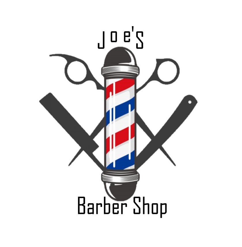 joe's barber shop logo